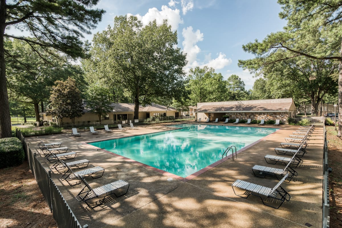 Swimming pool at Sycamore Lake in Memphis, Tennessee