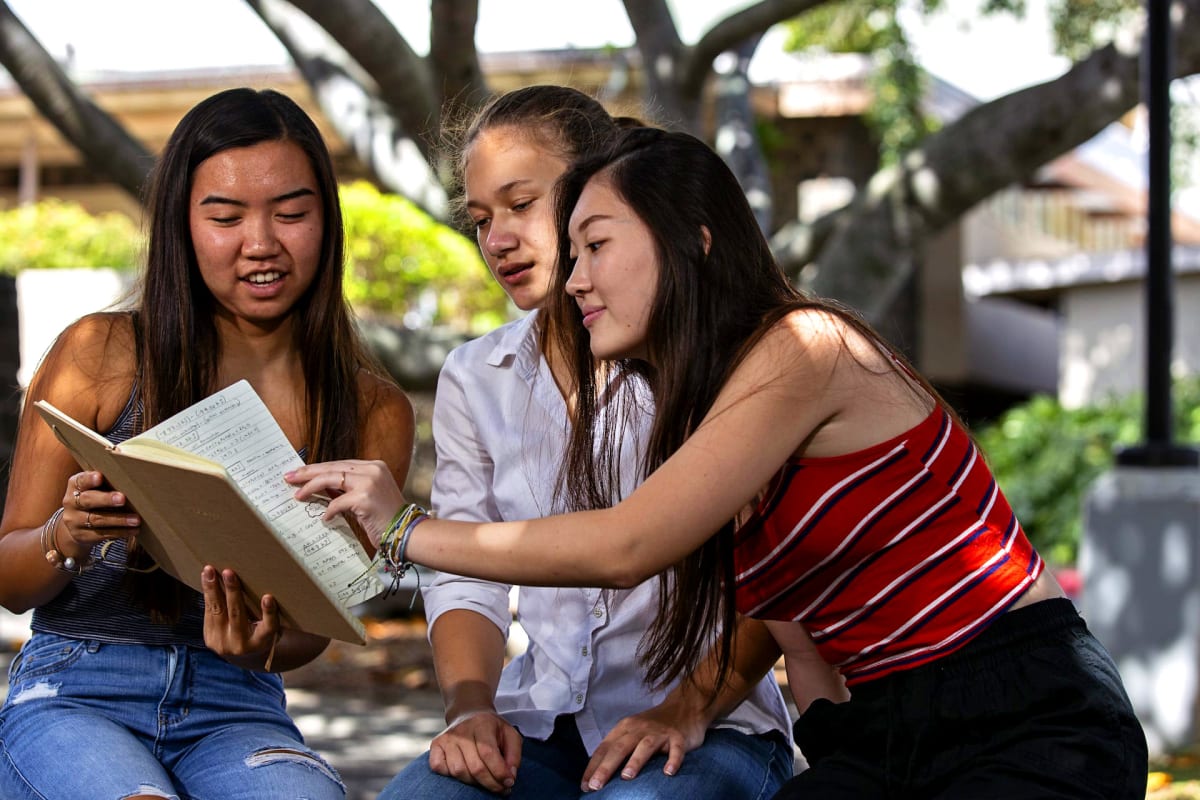 Students at Rise Manoa in Honolulu, Hawaii
