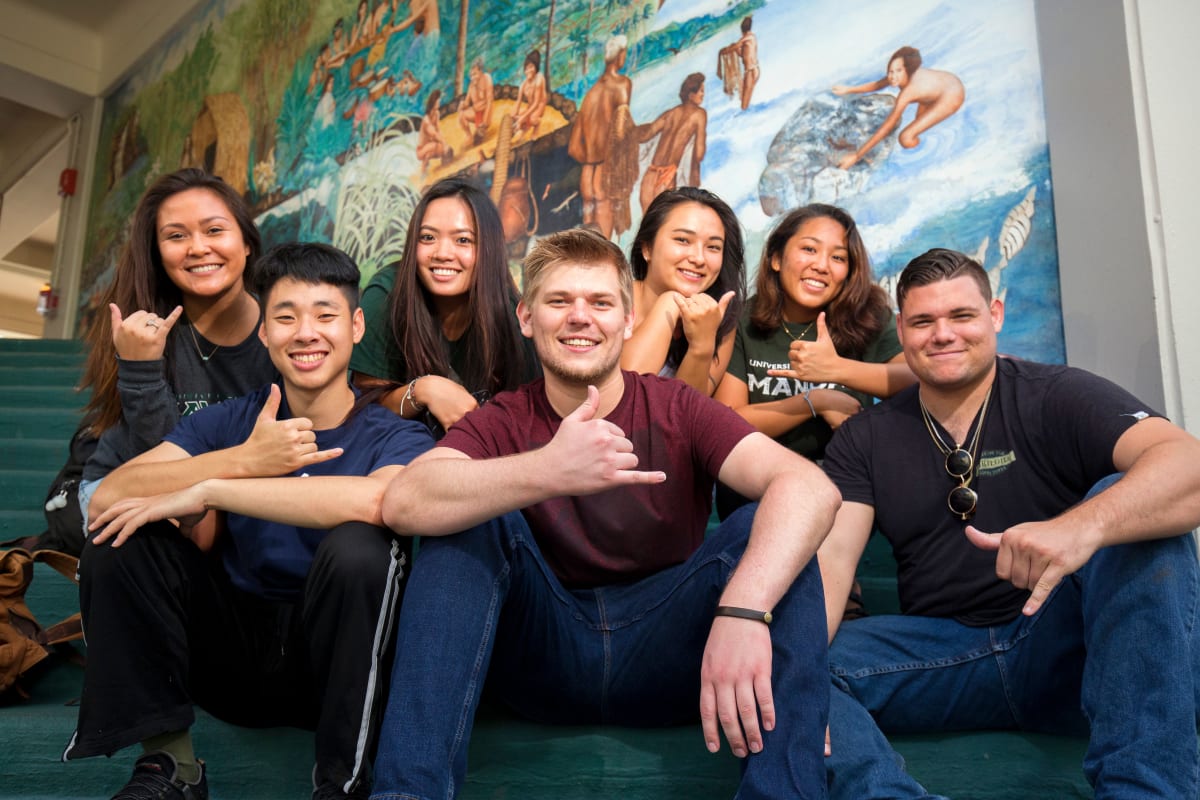 Students at Rise Manoa in Honolulu, Hawaii