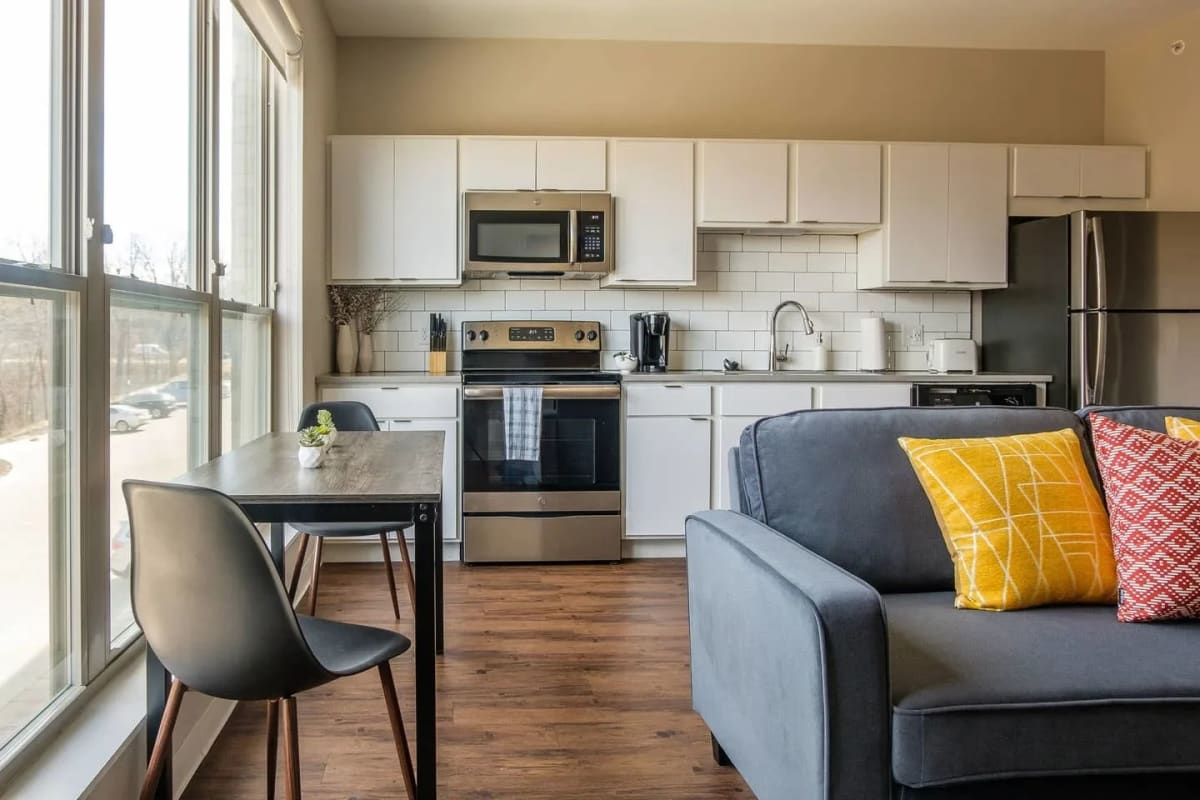 Beautiful living spaces at CORE in Ames, Iowa
