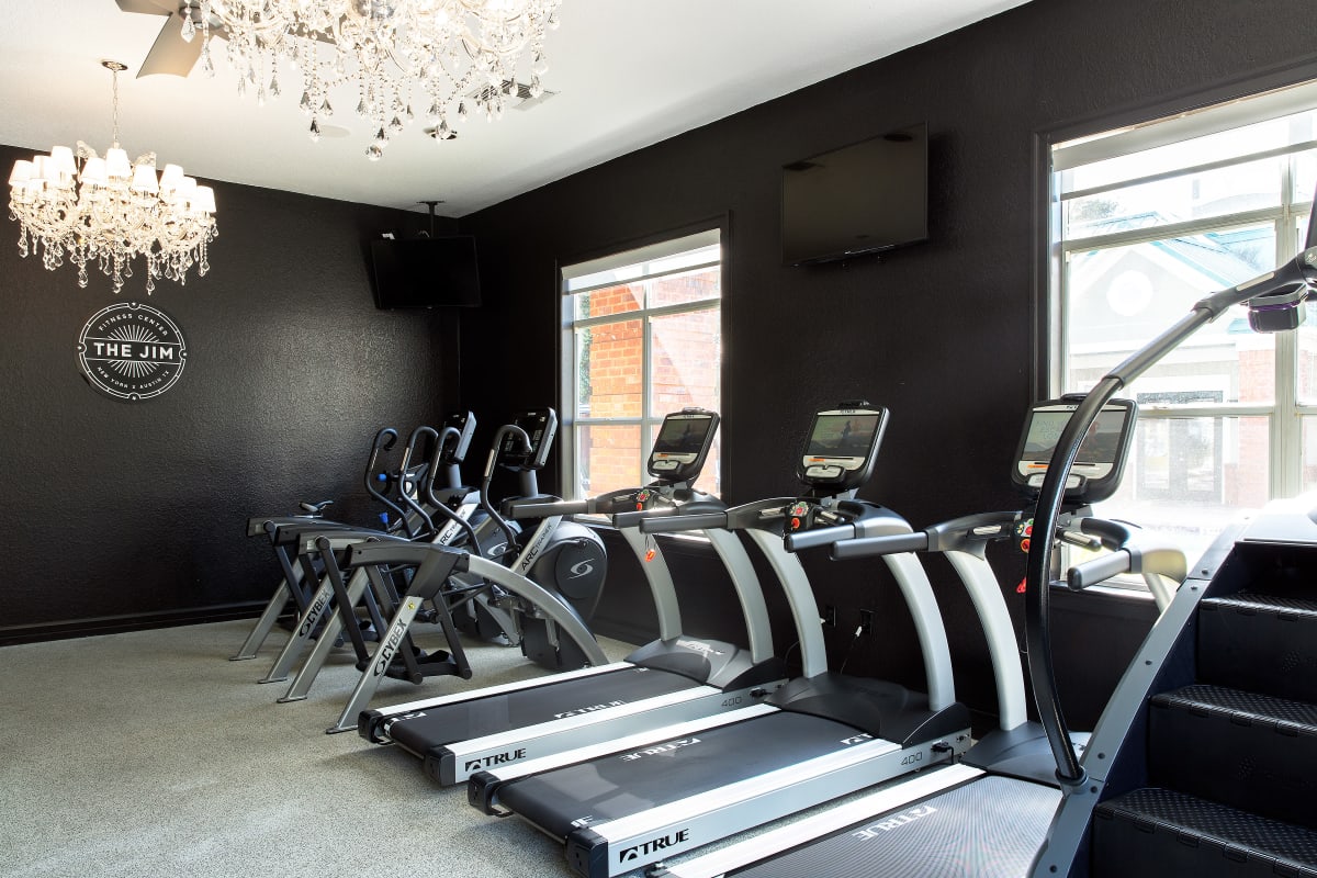 fitness center treadmills at The Social in Lutz, Florida
