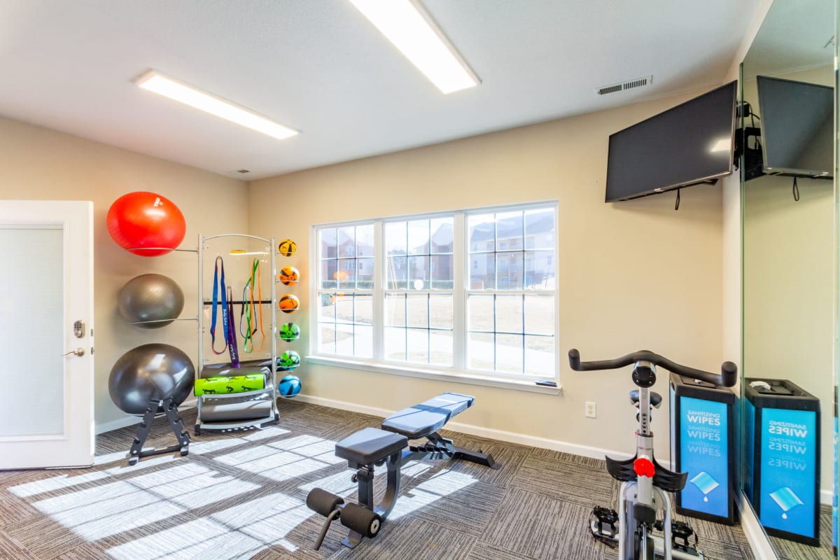 Fitness center at Fountain Brook in Ft Oglethorpe, Georgia