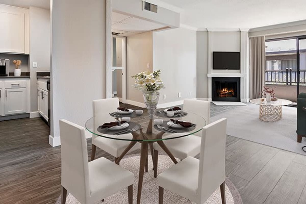 Apartment with dining area at Alura in Woodland Hills, California