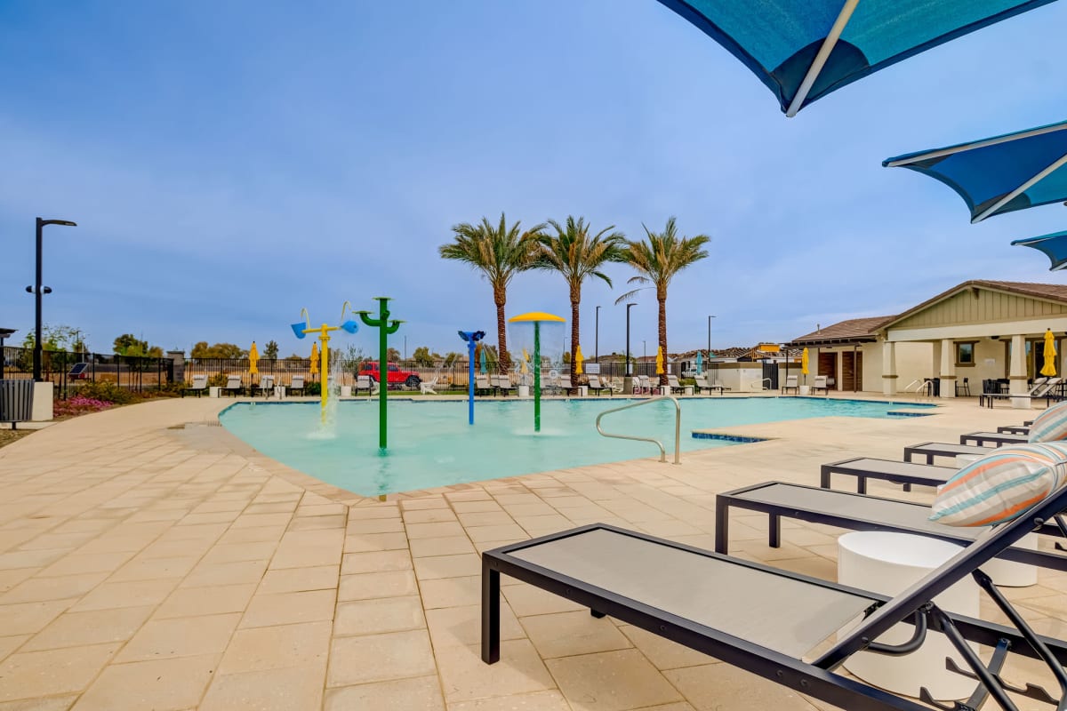 A play pool at BB Living at Civic Square in Goodyear, Arizona