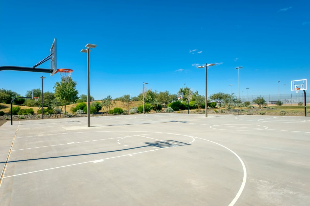 Basketball court at The Reserve at Eastmark in Mesa, Arizona