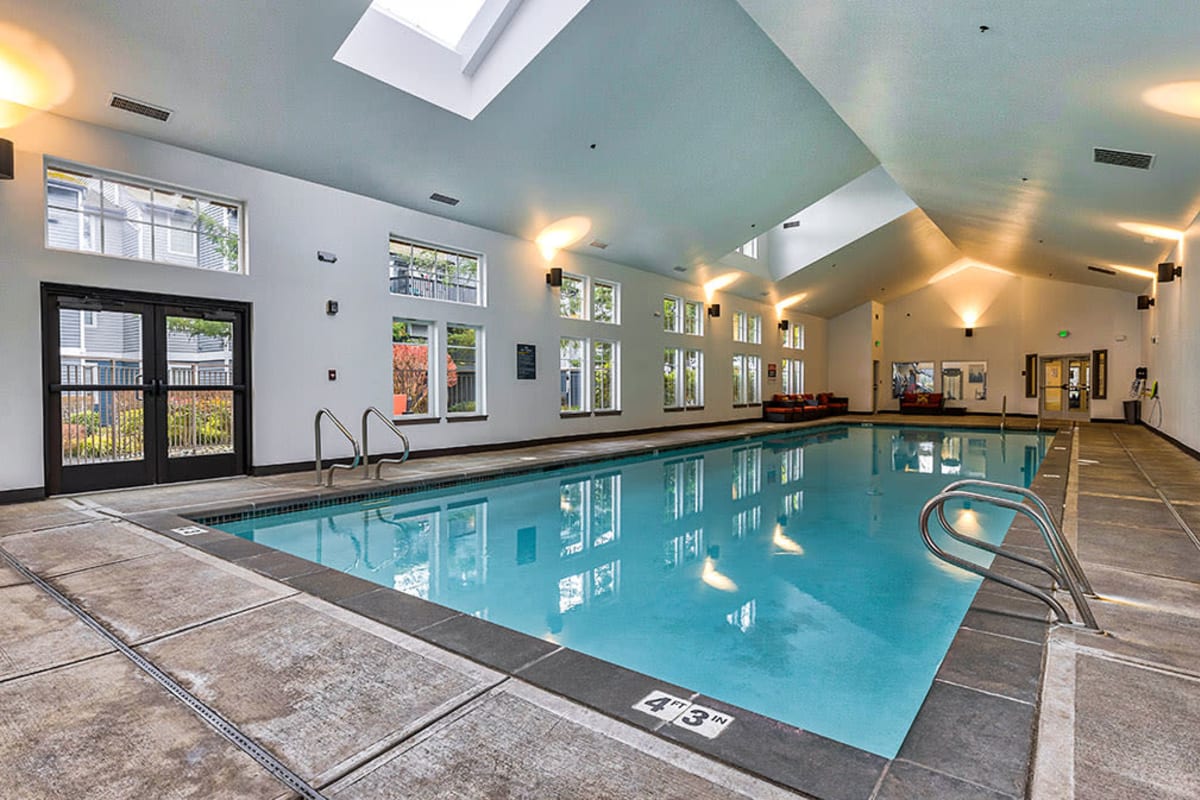 Indoor swimming pool at The Retreat at Bothell, Bothell, Washington