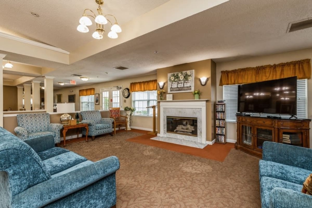 Indoor common areas at Trustwell Living at Blanchard Place in Kenton, Ohio