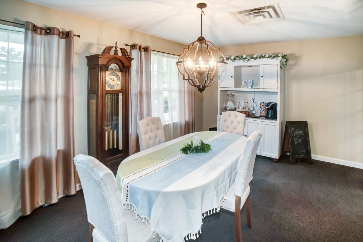 Dining rooms at Trustwell Living at Carlisle Place in Bucyrus, Ohio