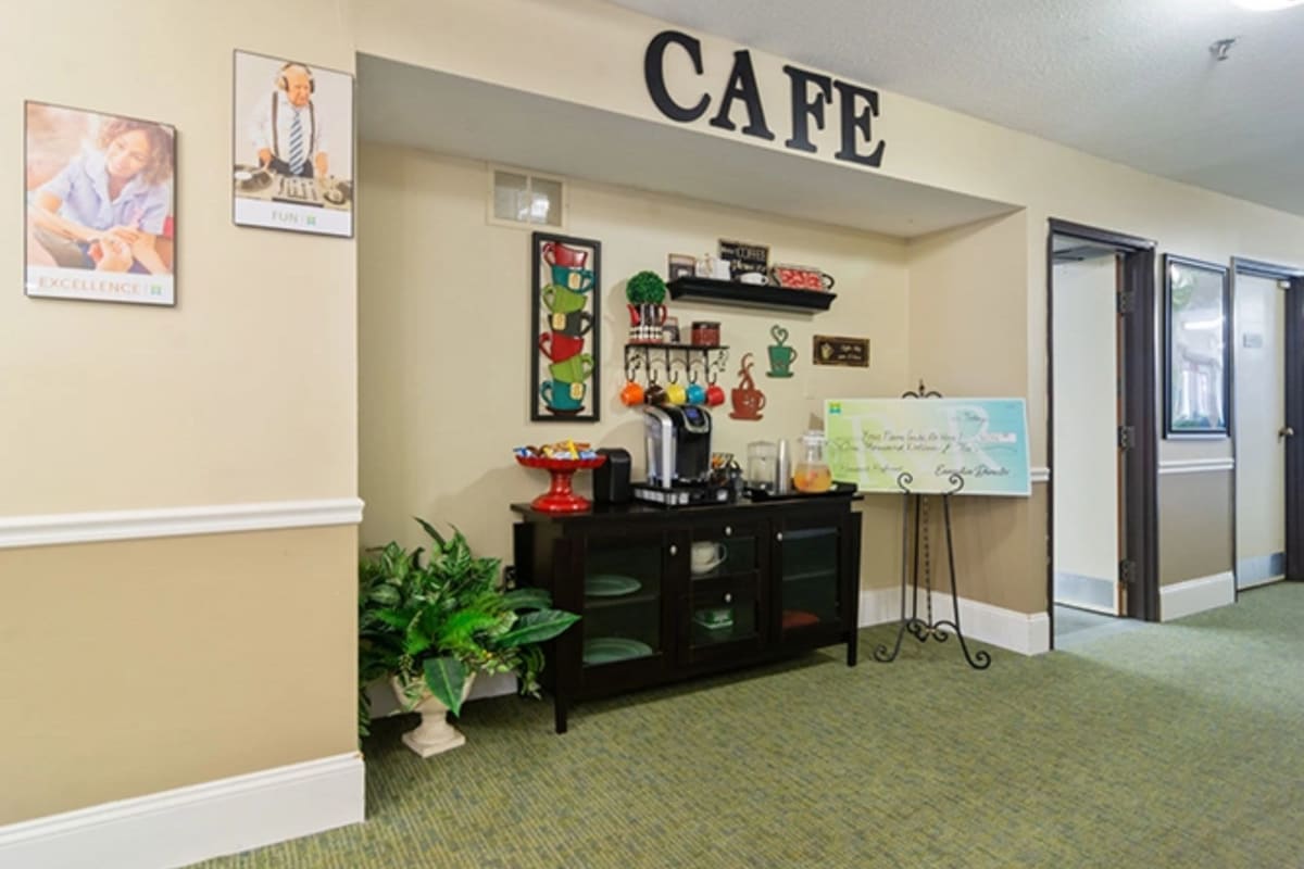 Cafe at Trustwell Living at Clyde Gardens Place in Clyde, Ohio
