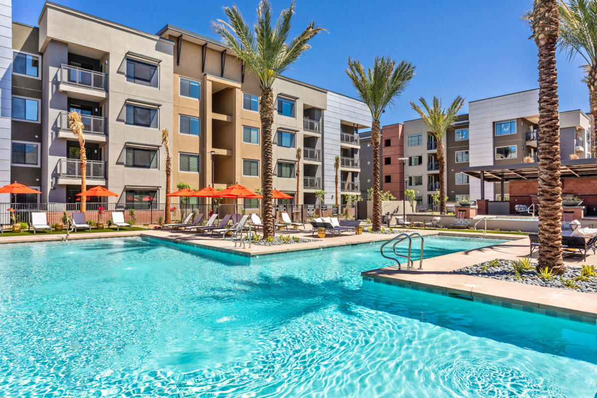 Resort-style pool at The Retreat at Rio Salado, Tempe, Arizona