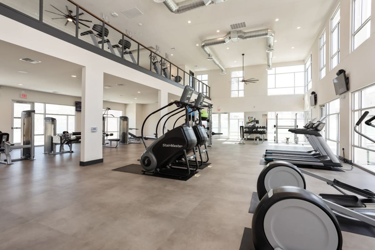 Well equipped fitness center at The Retreat at Rio Salado, Tempe, Arizona