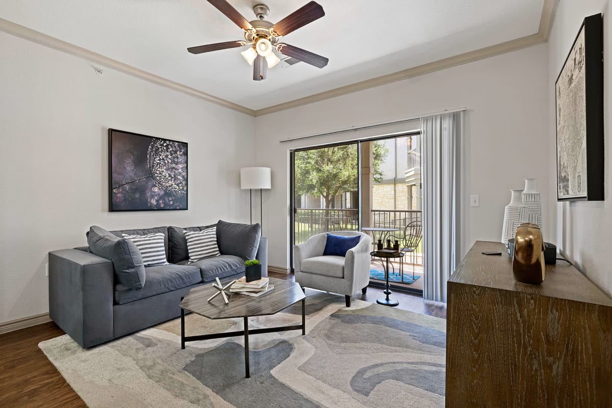 Living room at The Marquis at Brushy Creek in Austin, Texas