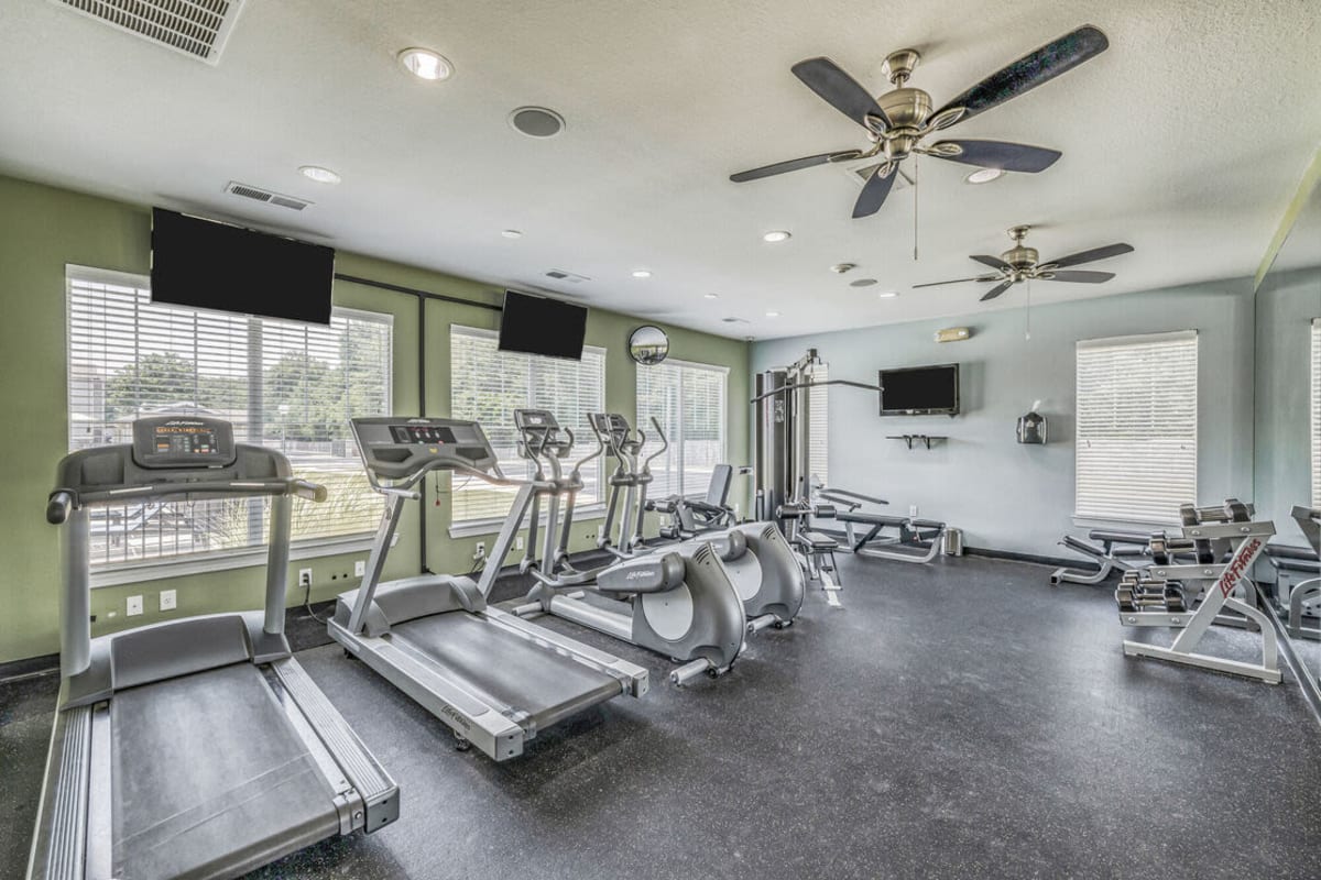 We have two fitness centers at Willow Creek in Jonesboro, Arkansas