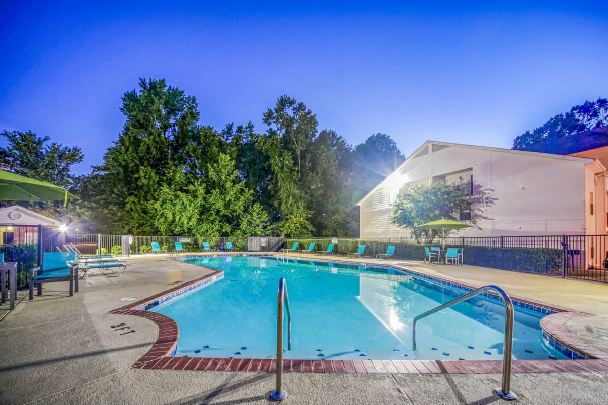 Swimming pool at The Landings at Houston Levee in Cordova, Tennessee