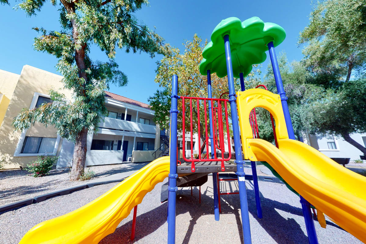 Outdoor playground at Park at 33rd in Phoenix, Arizona