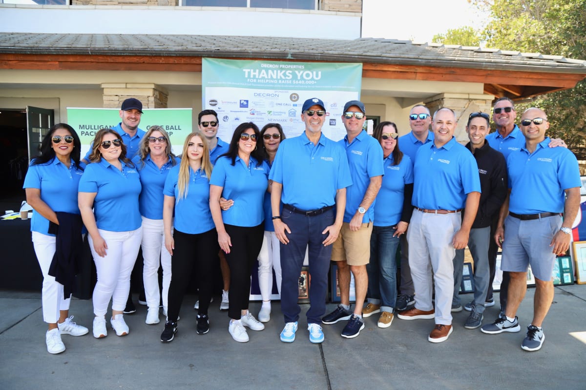 Team mates volunteer their time Decron Properties, Los Angeles, California