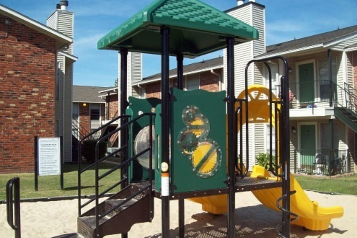 Children's playground at Sherwood Acres in Baton Rouge, Louisiana