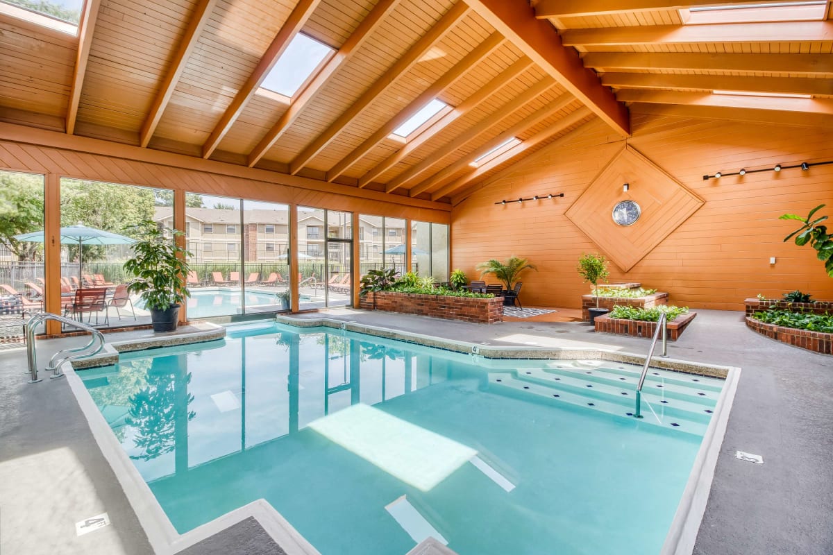 Indoor swimming pool at Cypress Pointe in Louisville, Kentucky
