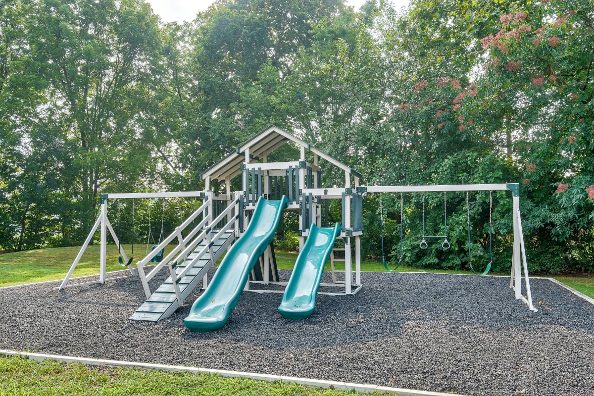 Children's playground at Cloister Gardens in Ephrata, Pennsylvania