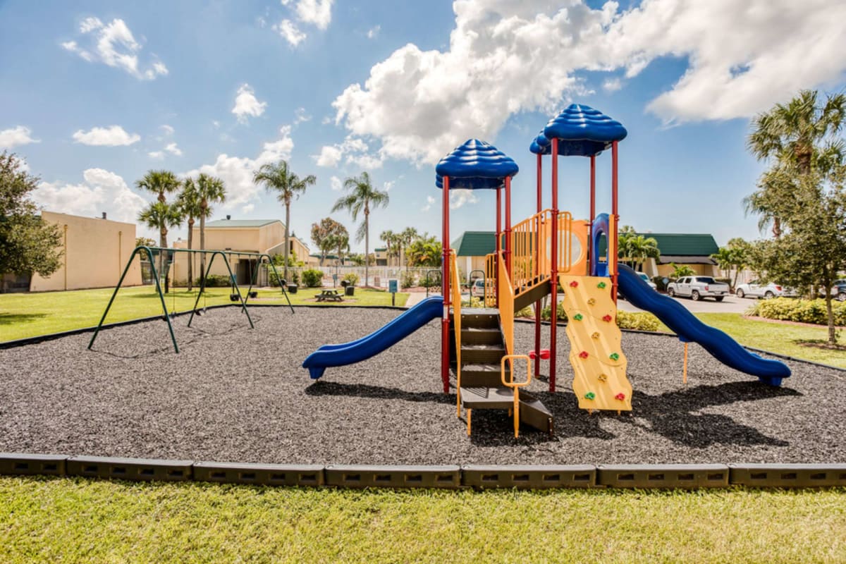 Community playground at Buena Vista in Seminole, Florida