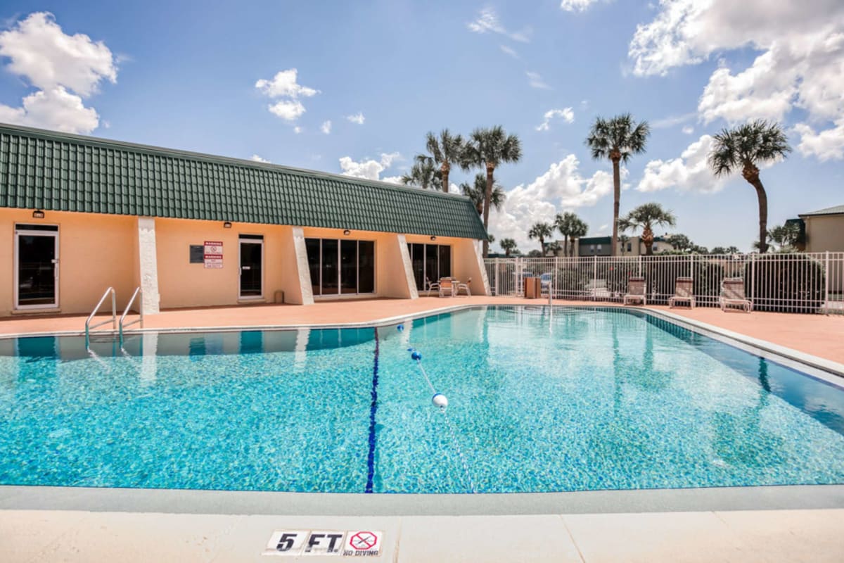 Community swimming pool at Buena Vista in Seminole, Florida