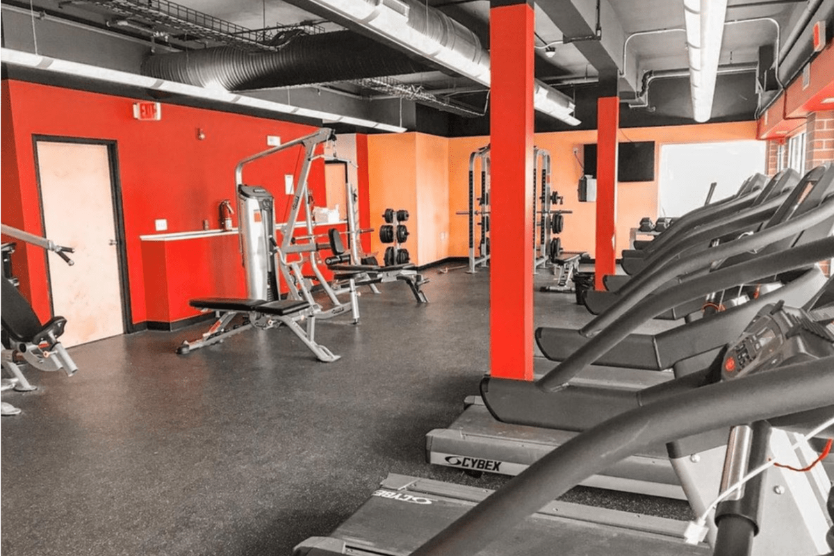 Fitness center at South Duff in Ames, Iowa