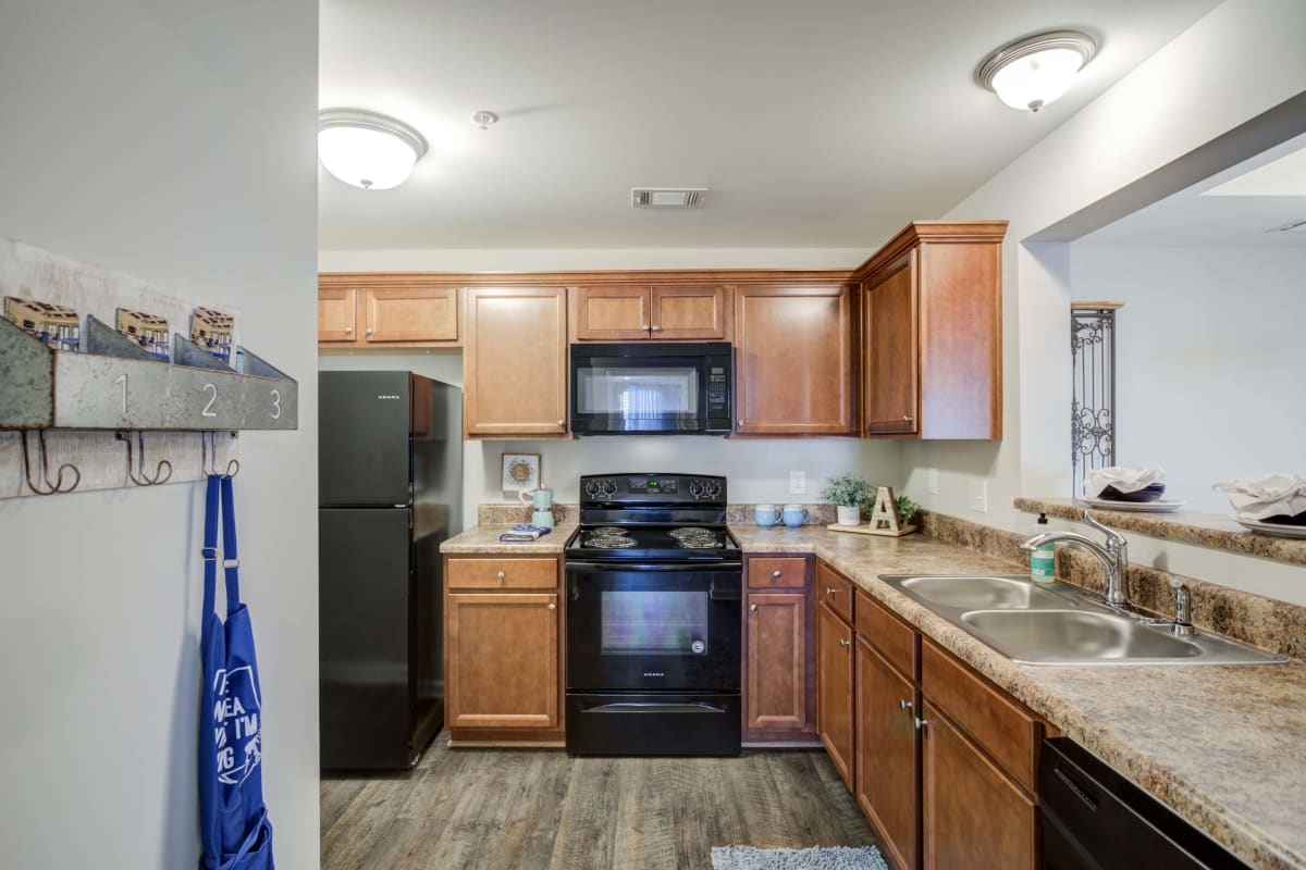 Kitchen at The Retreat at Arden Village Apartments in Columbia, Tennessee