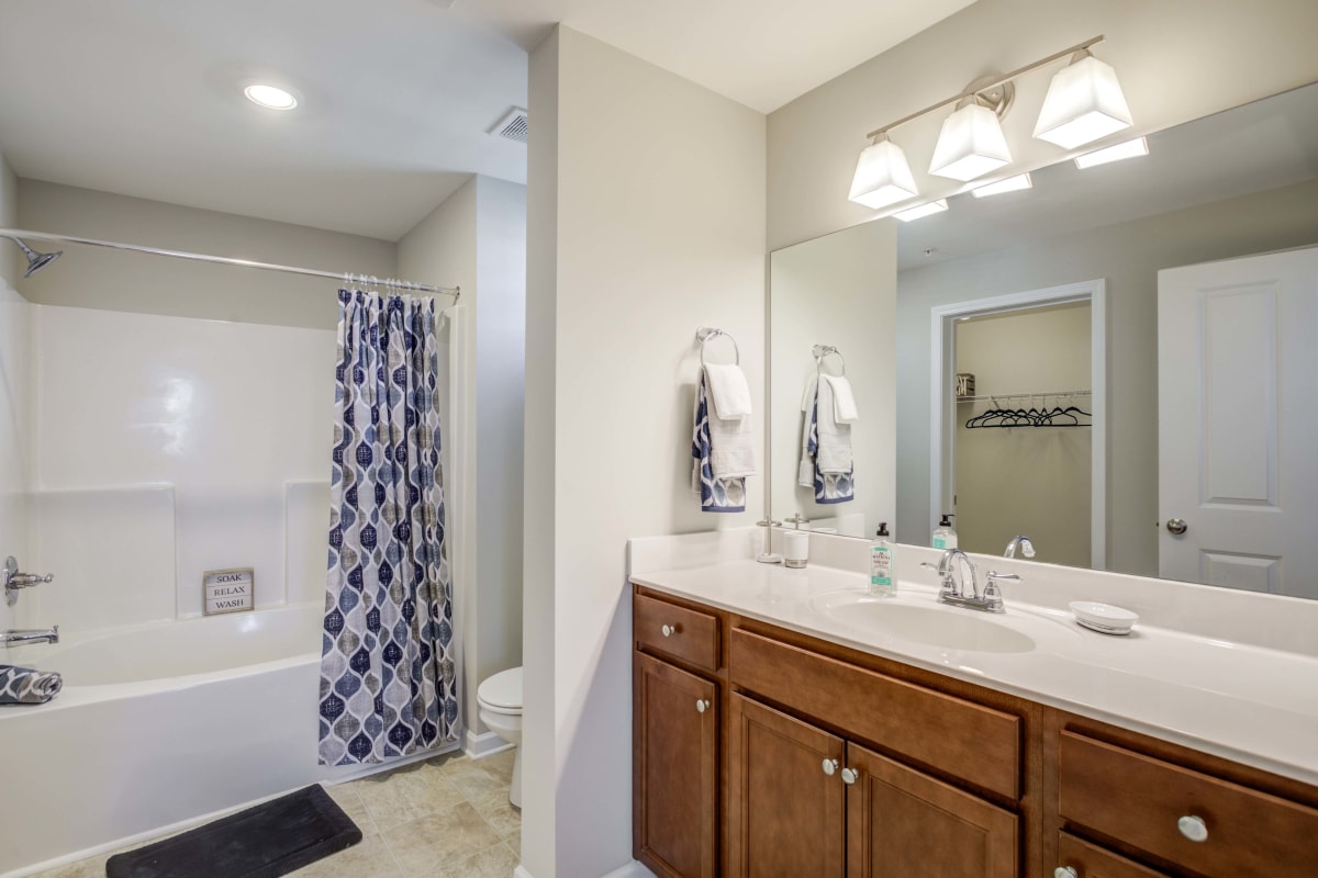Bathroom at The Retreat at Arden Village Apartments in Columbia, Tennessee