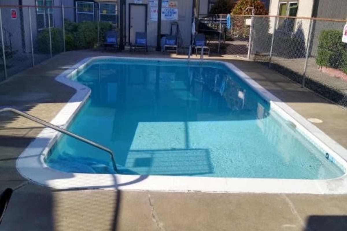 Swimming pool at Alderwood in Ukiah, California
