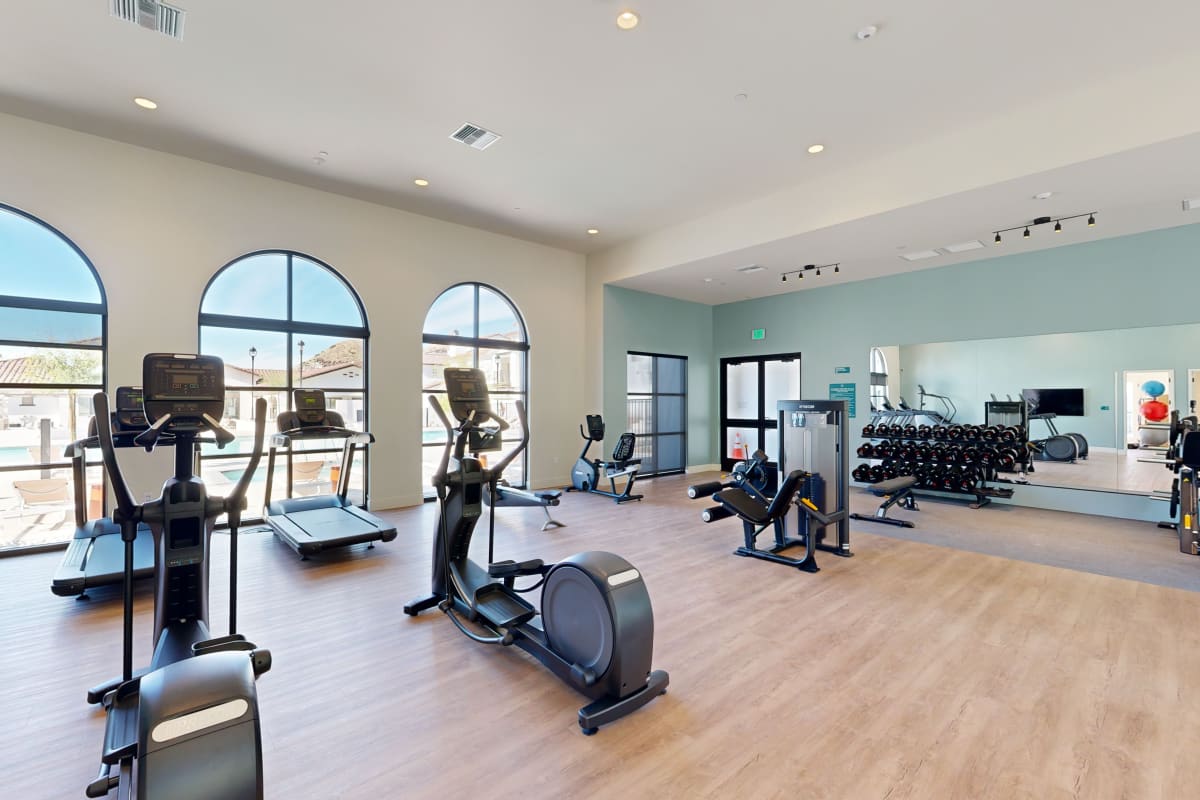 Fitness center at The Villas at Anacapa Canyon in Camarillo, California