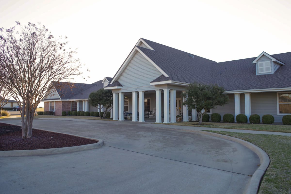Main entrance at Wildflower Place in Temple, Texas
