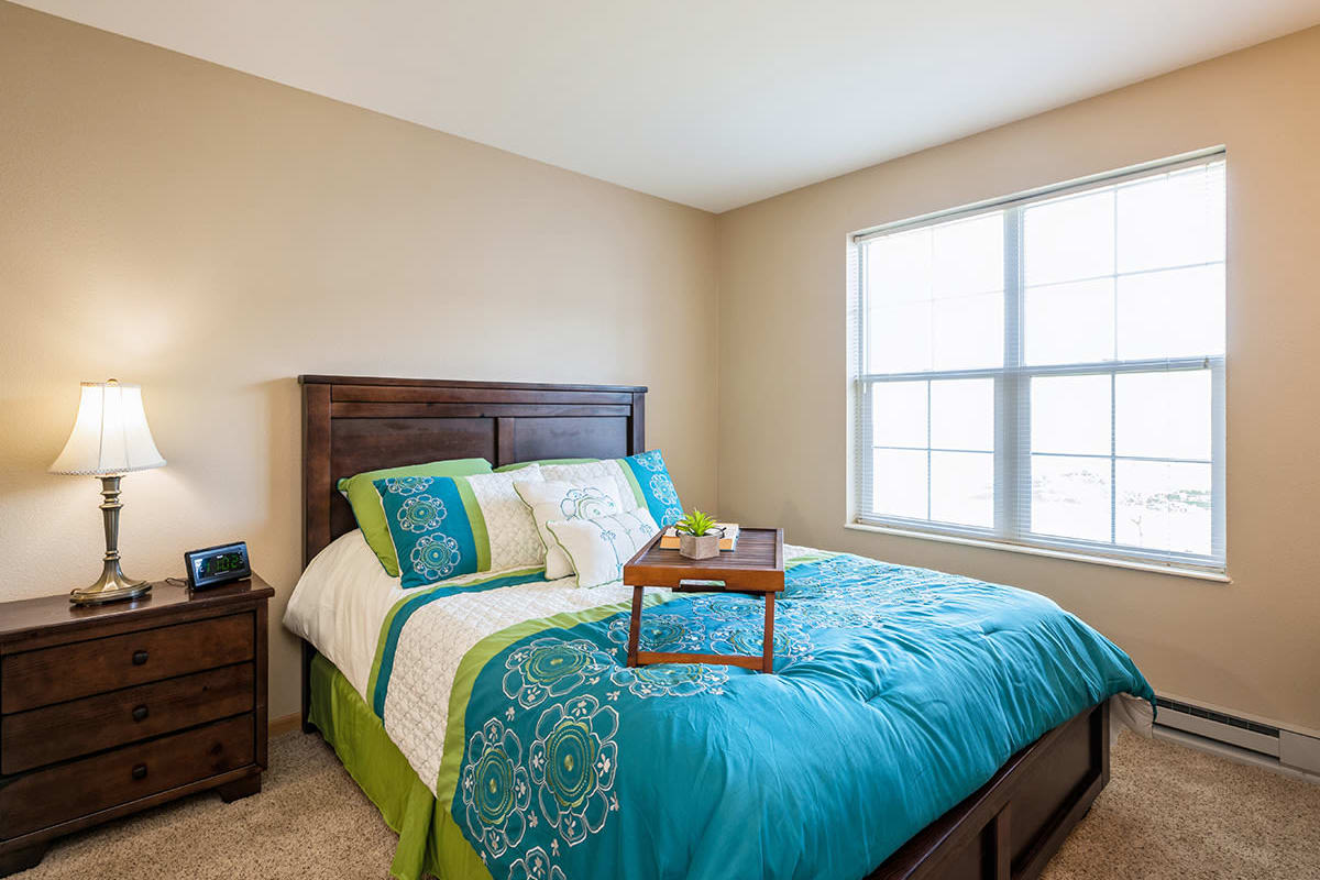 Bedroom  at Trustwell Living at Eagle Pointe Place in Dubuque, Iowa