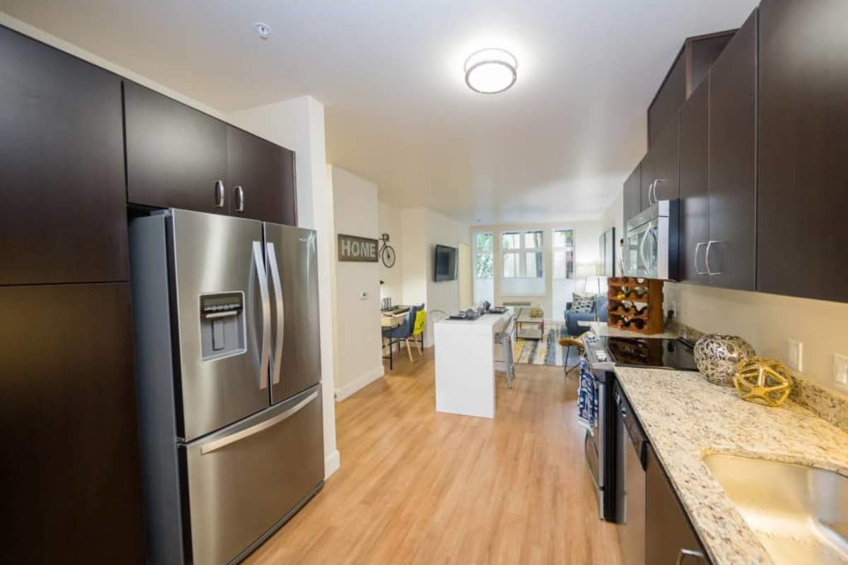 Learn more about in-home washers and dryers and other amenities at The Cameron in Portland, Oregon