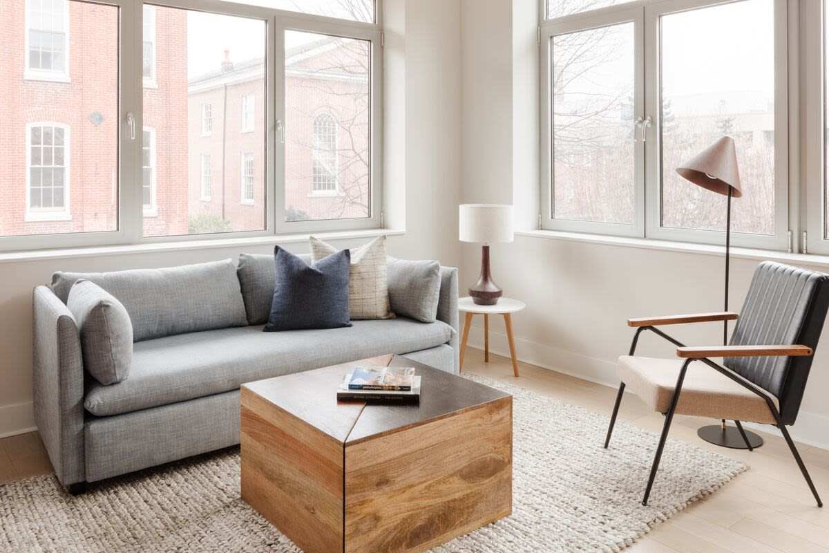 Living room at 313 RACE in Philadelphia, Pennsylvania