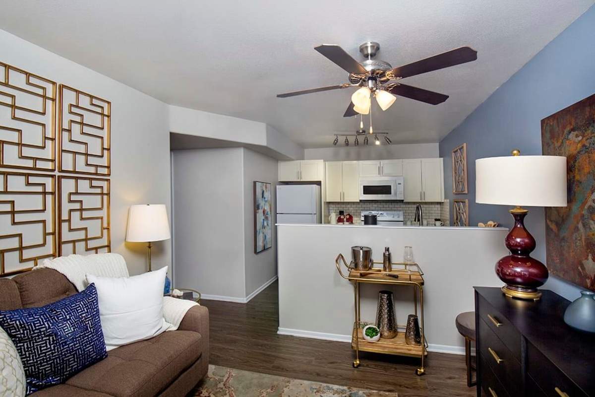 Wood-style flooring at Winterhaven in Las Vegas, Nevada