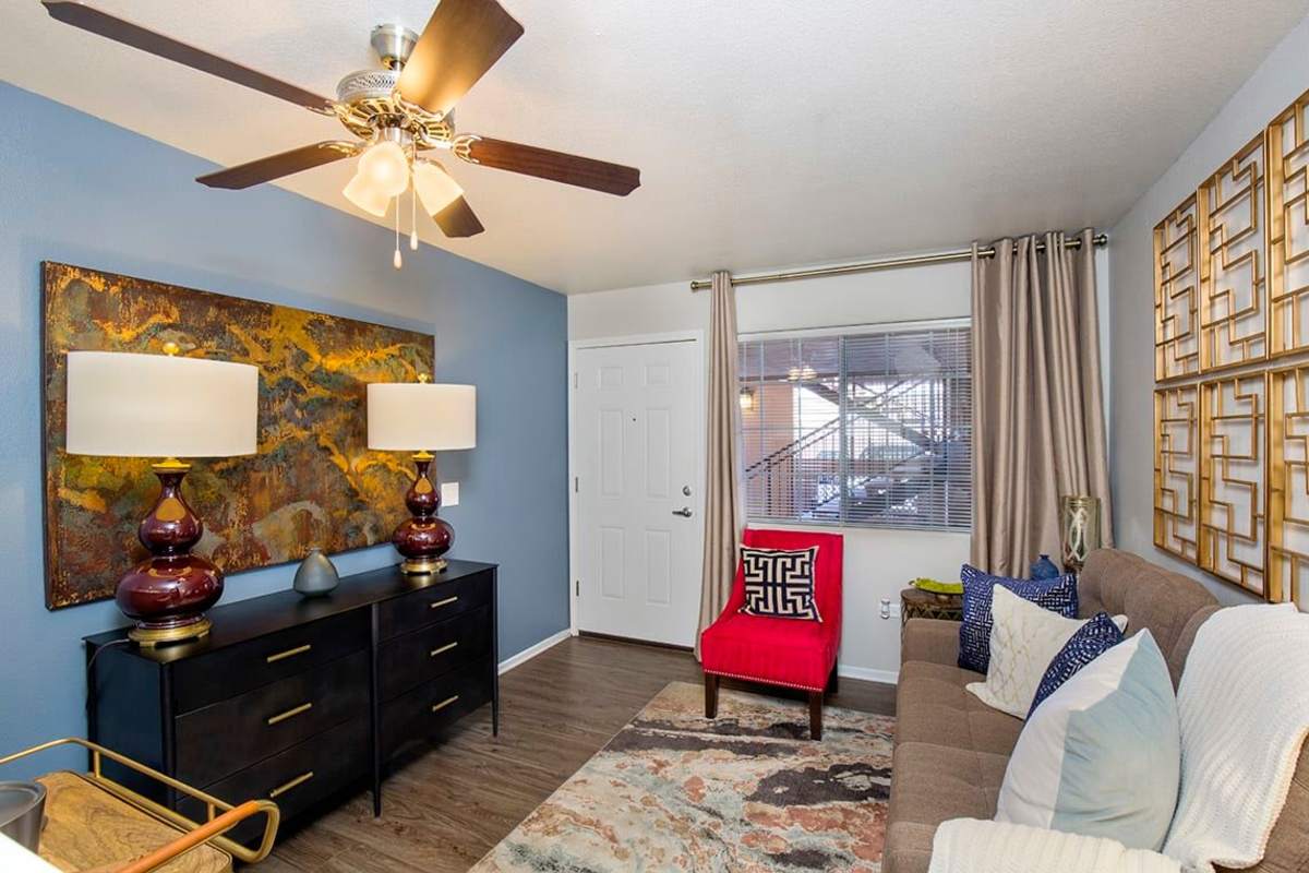 Living room at Winterhaven in Las Vegas, Nevada