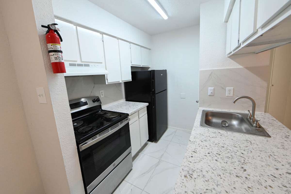 Cooking at Star Voss Apartments in Houston, Texas