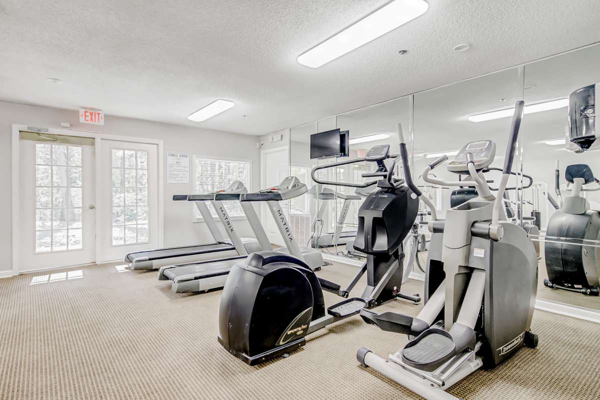 Fitness center at Brook Valley Apartment Homes, Douglasville, Georgia