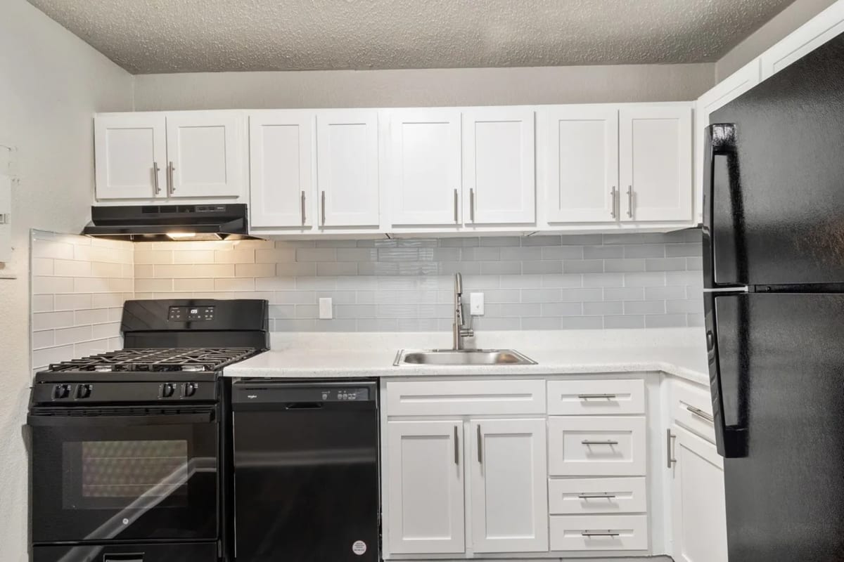 Apartment kitchen at Wyndcliff Galleria in Smyrna, Georgia