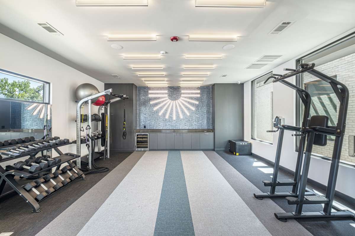 Fitness center at Maverick in Atlanta, Georgia