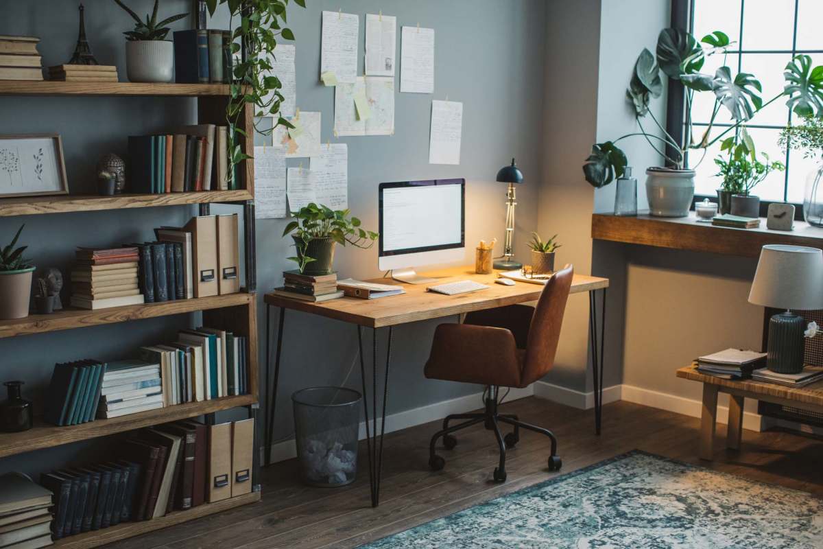 Home office in Nesika Illahee in Portland, Oregon