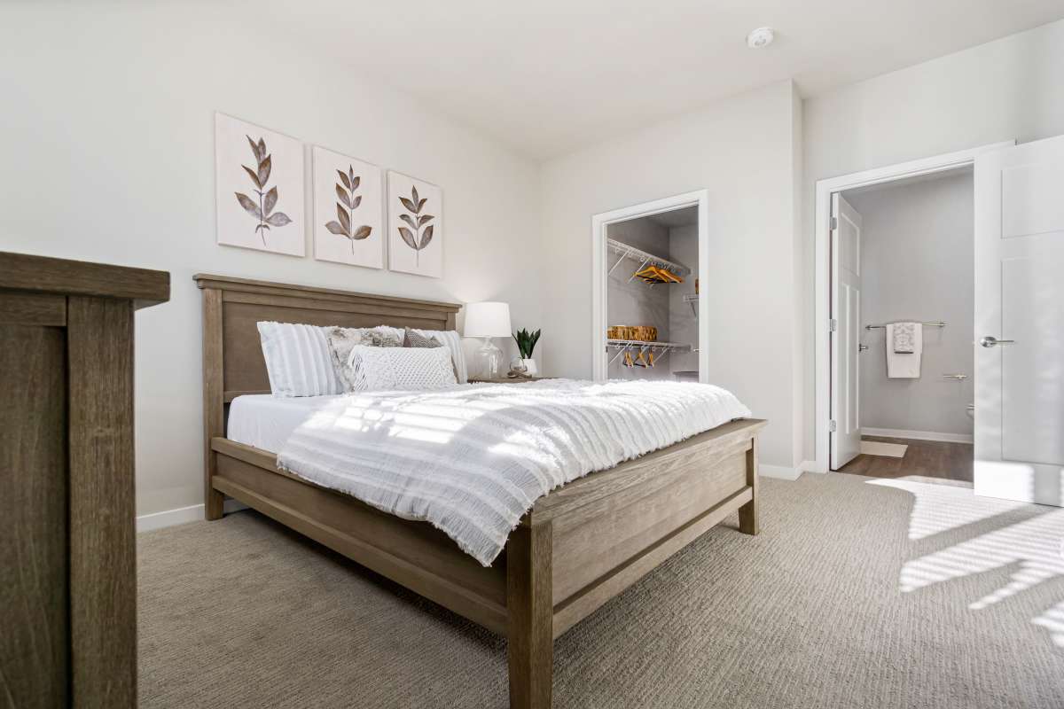 Bedroom at Seasons at Hoffman Estates in Hoffman Estates, Illinois