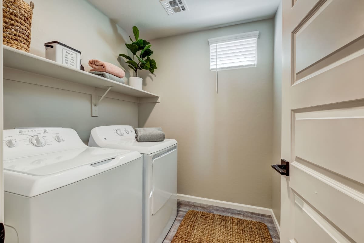 Washer and dryer in apartment at BB Living at The Oaks in Meridian, Idaho