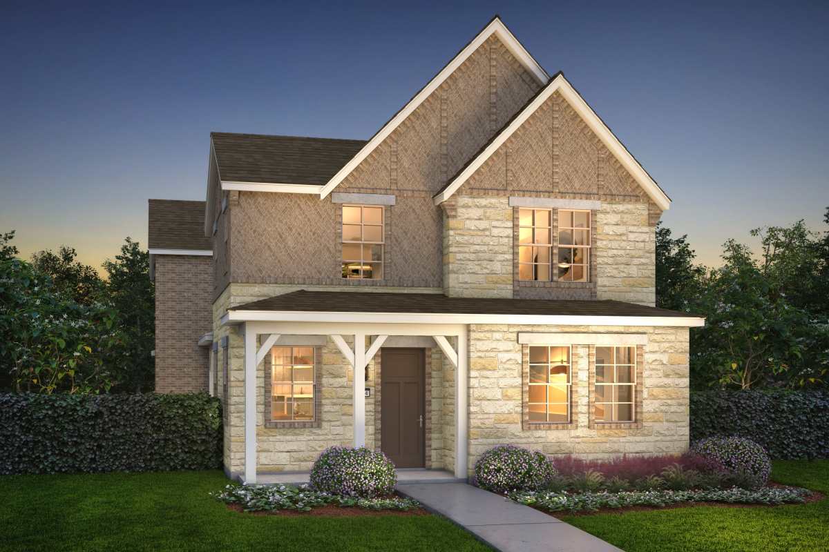 Rendering of home in The Tribute in The Colony, Texas