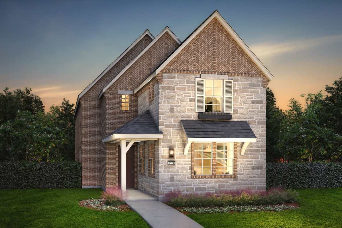 rendering of home at The Tribute in The Colony, Texas