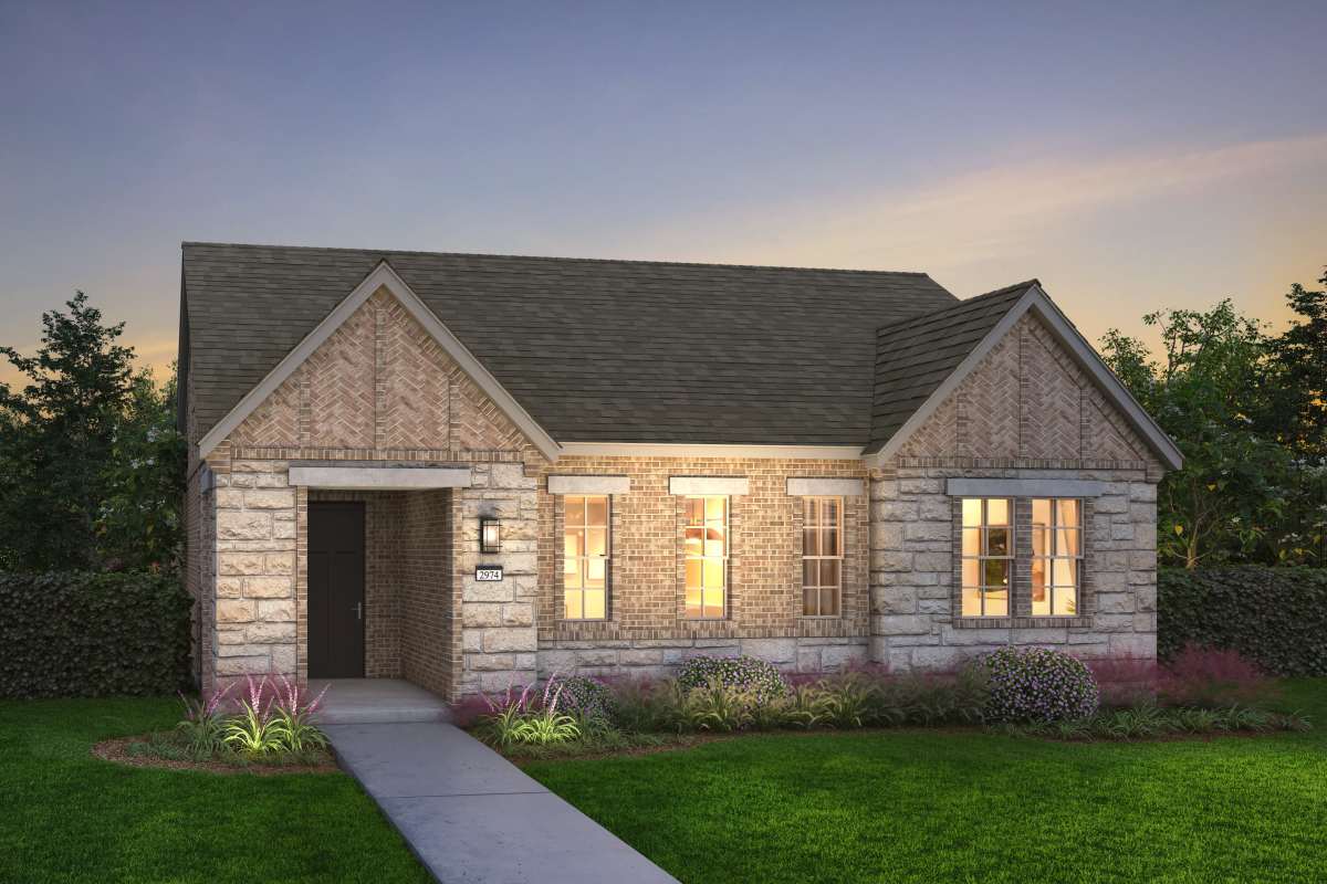 Rendering of home at The Tribute in The Colony, Texas