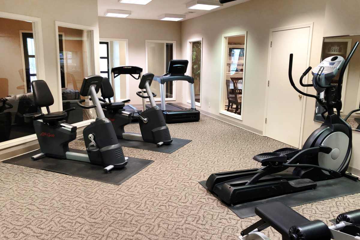 Fitness center at Sycamore Lake in Memphis, Tennessee