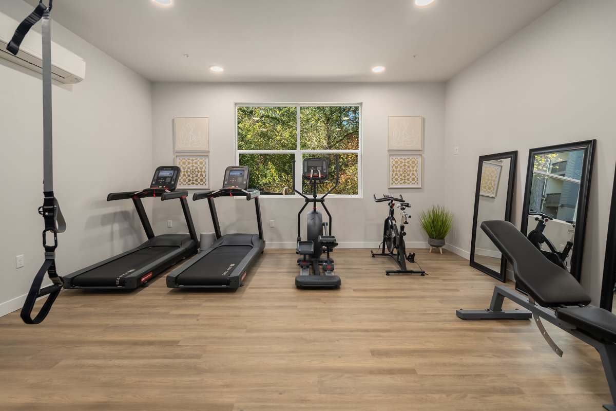 Fitness center with equipment for you to stay fit at Puyallup, Washington