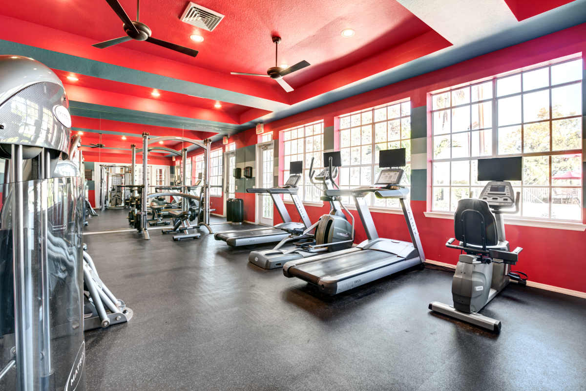 Community fitness center at Vista Lake Ned in Winter Haven, Florida
