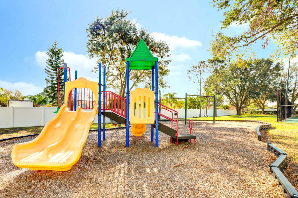 Playground area at Vista Lake Ned in Winter Haven, Florida